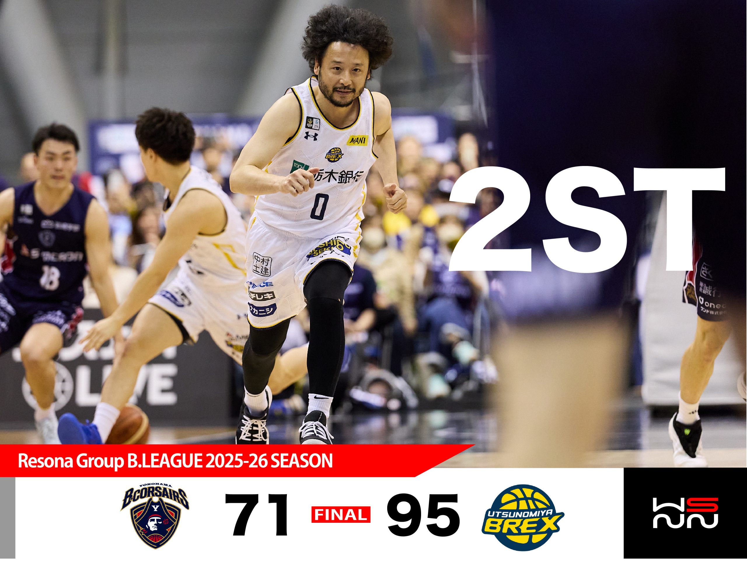 UTSUNOMIYA BREX  Defeat YOKOHAMA B-CORSAIRS